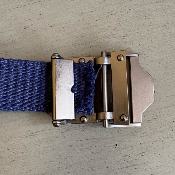 BSA Cub Scout Blue Uniform Belt Silver Buckle Boy Scout Approx. 33" (Cut to Fit) - Picture 10 of 11